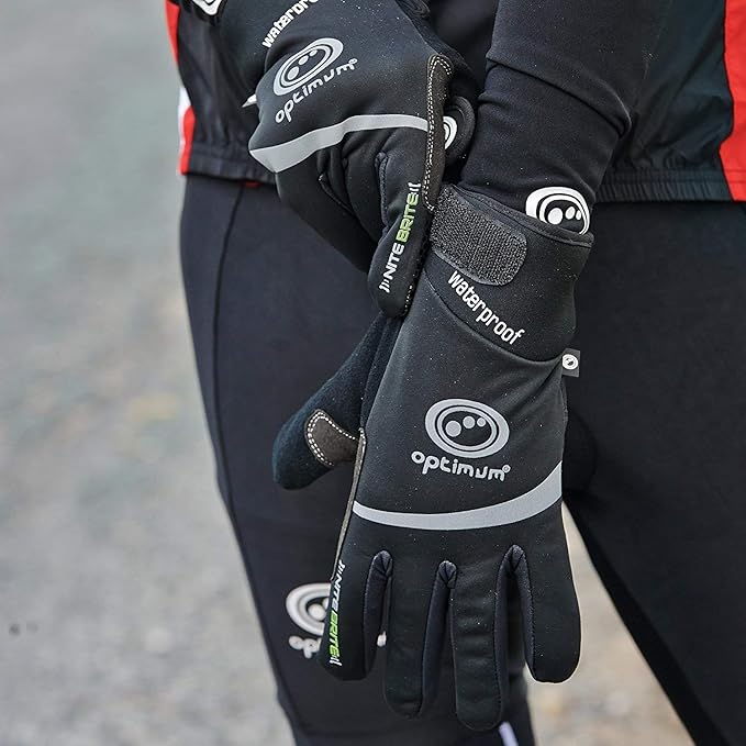 Optimum Nitebrite Winter Gloves - Waterproof, Running, Hiking & Water Sports