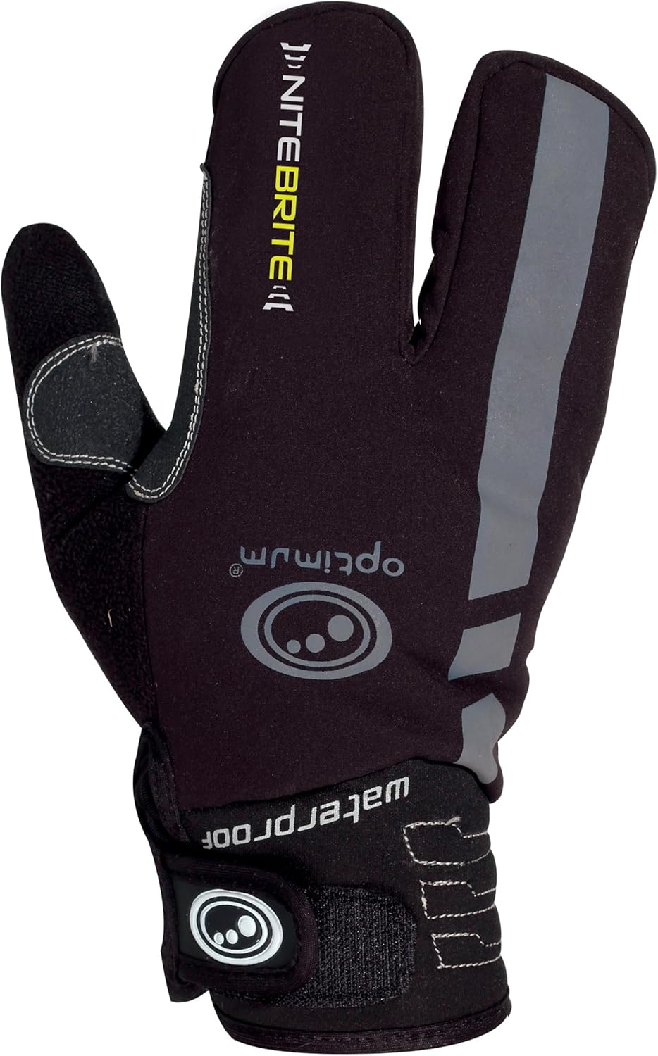 Optimum Nitebrite Sports Lobster Men's Gloves - Visible Windproof Deep Winter