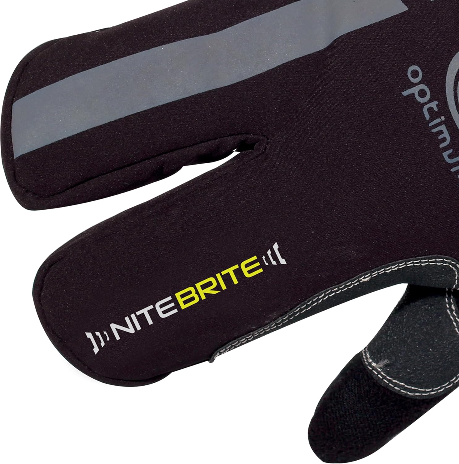 Optimum Nitebrite Sports Lobster Men's Gloves - Visible Windproof Deep Winter