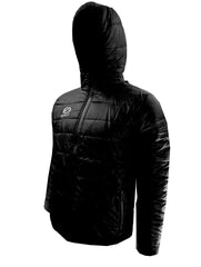 Optimum Quilted Puffer Hooded Jacket BLACK