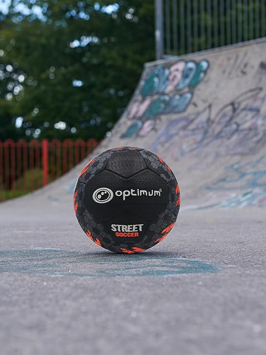 Optimum STREET FOOTBALL - BLACK/ORANGE - MINI - Optimum