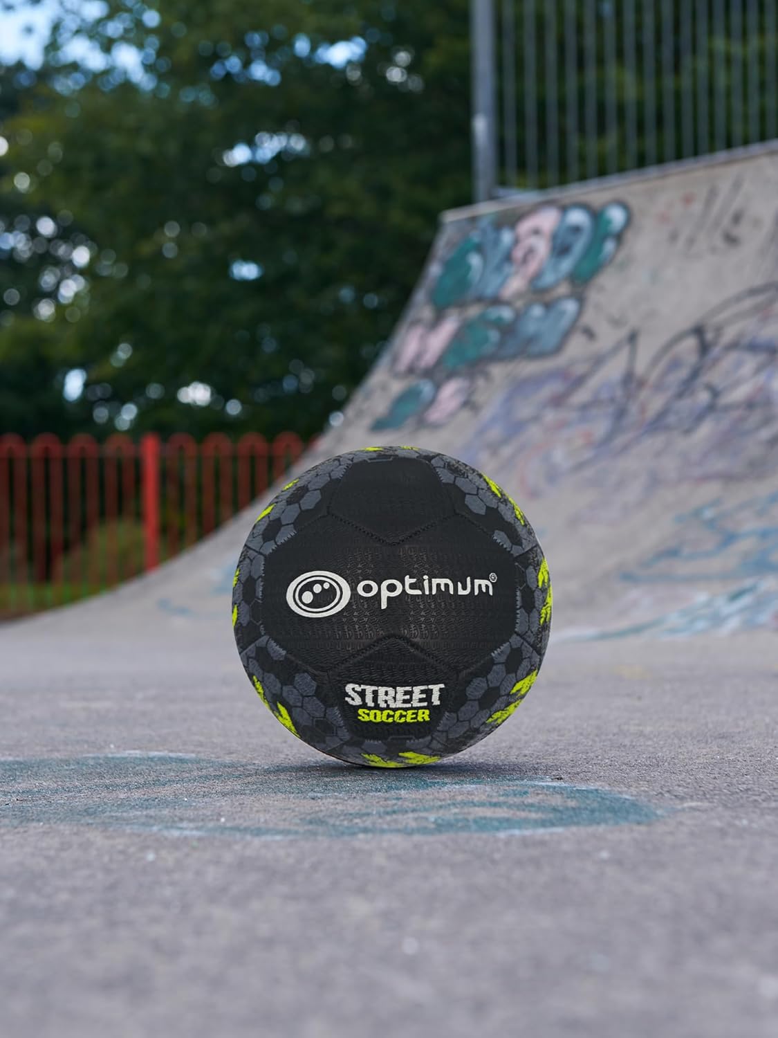 Optimum STREET FOOTBALL - BLACK/YELLOW - MINI - Optimum