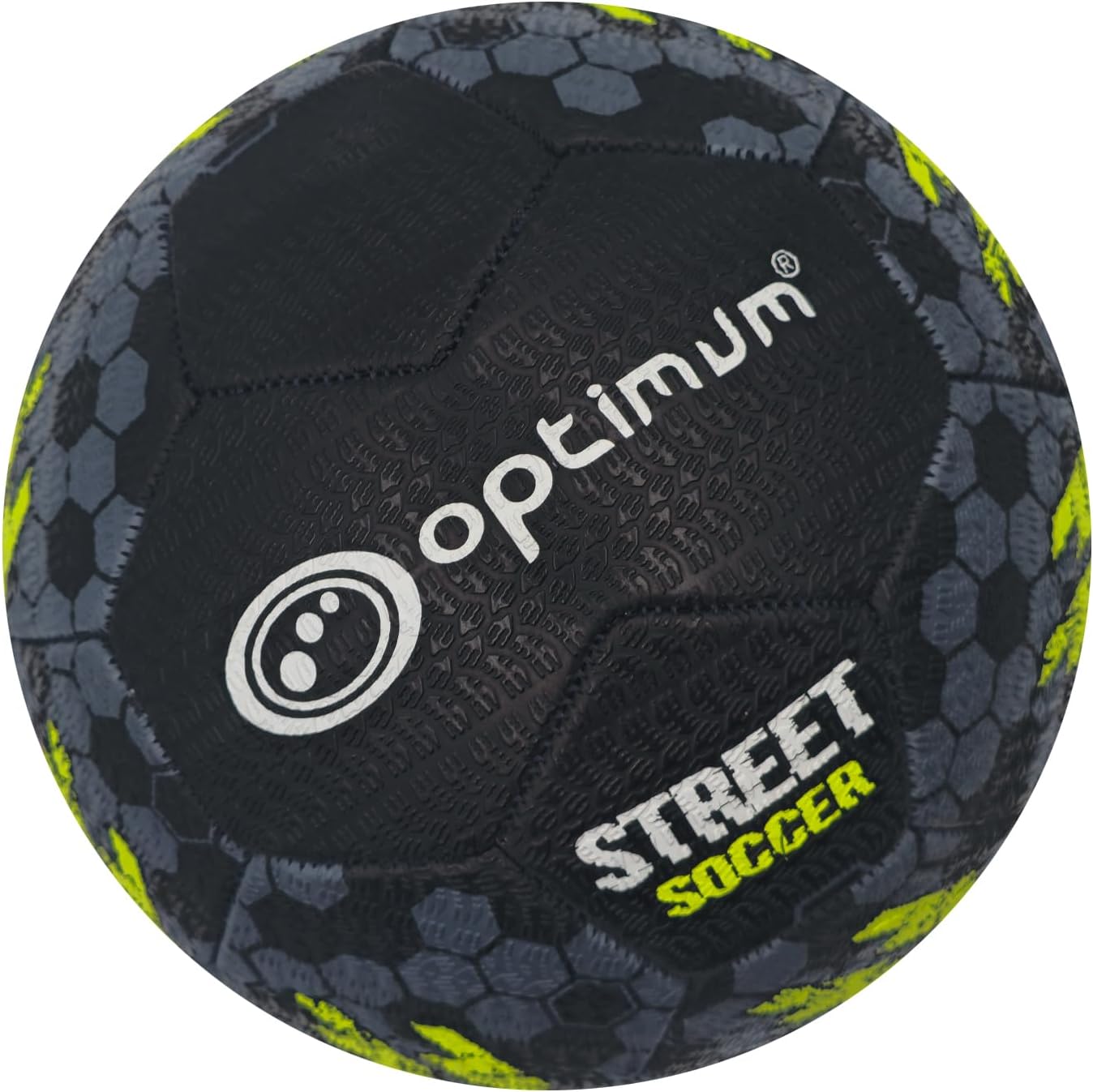 Optimum STREET FOOTBALL - BLACK/YELLOW - MINI - Optimum