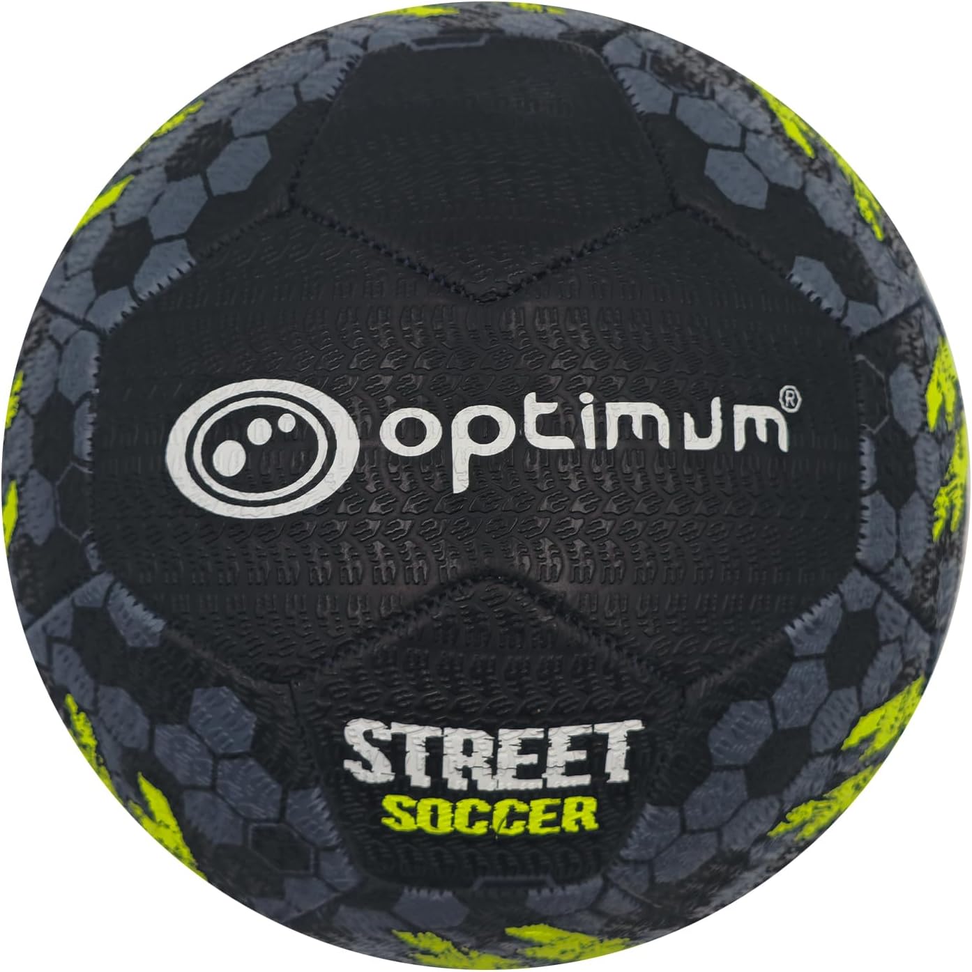 Optimum STREET FOOTBALL - BLACK/YELLOW - MINI - Optimum