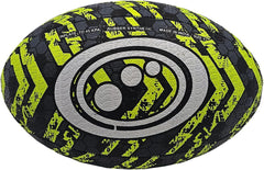 STREET RUGBY BALL - BLACK/YELLOW - MINI - Optimum