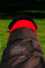 Waterproof Dog Jacket/Coat with Fleece Lining, Reflective Strips - Optimum