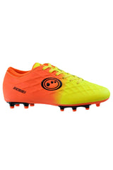 Junior Aztec Orange Ignisio Lace Up Football Boot - Optimum