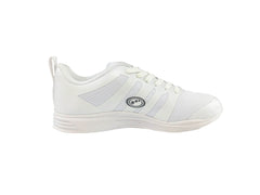 Mesh Top School Trainer Lace Up White - Optimum