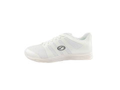 Mesh Top School Trainer Lace Up White - Optimum