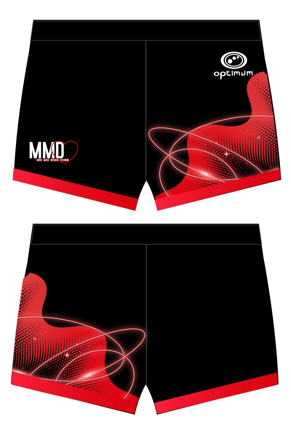 Miss Mac Dance Studio Shorts - Optimum