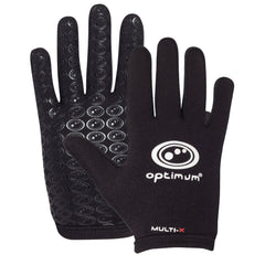 Multi-X Full Finger Glove Black - Optimum