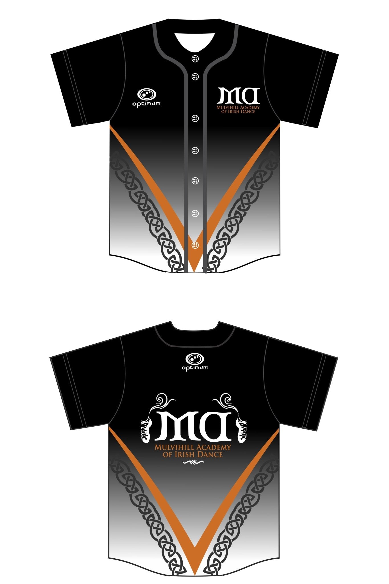 Mulvihill Academy Of Irish Dance Baseball Top - Optimum