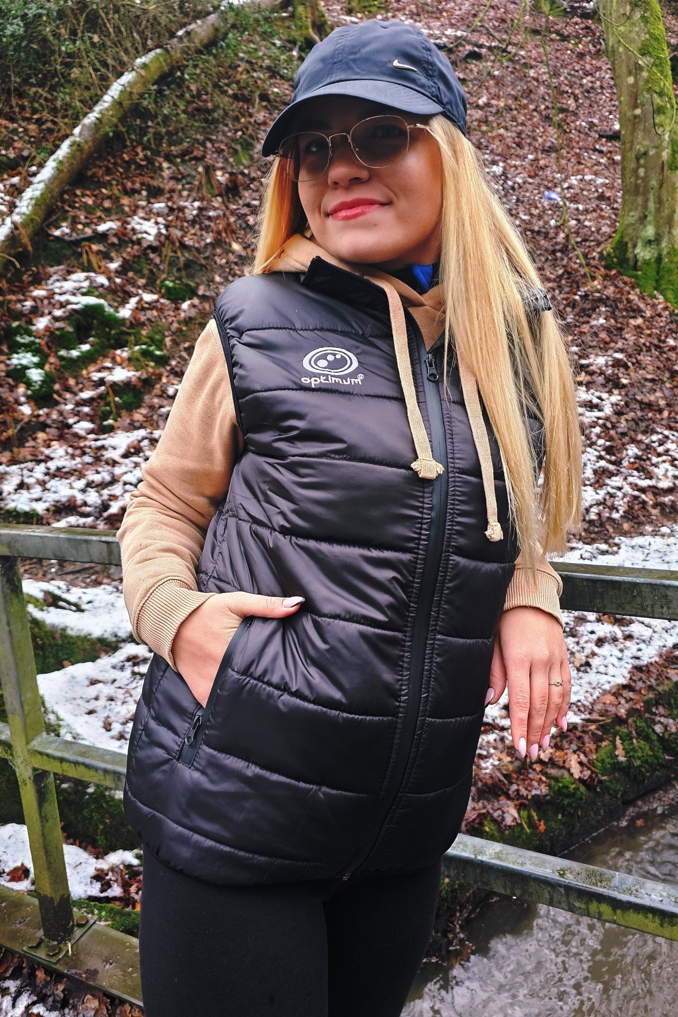 Optimum Quilted Puffer Gillet BLACK - Optimum