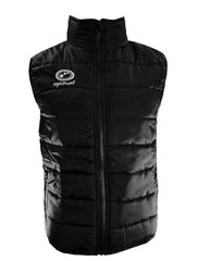 Optimum Quilted Puffer Hooded Jacket BLACK - Optimum