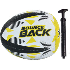 Rugby Bounce Back Solo Skills Ball Football Sports Practice - Optimum