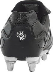 Senior Silver Razor Lace Up 8 Stud Rugby Boot - Optimum