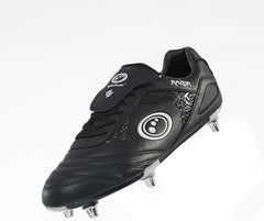 Senior Silver Razor Lace Up 8 Stud Rugby Boot - Optimum