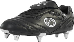 Senior Silver Razor Lace Up 8 Stud Rugby Boot - Optimum